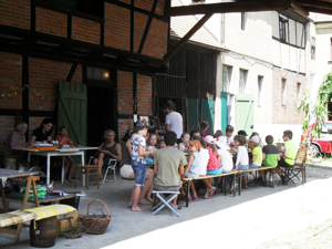 So sah die Ferienbetreuung für Kinder in den Sommerferien 2018 in Möckern bei Magdeburg aus.